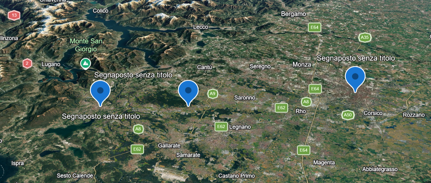 Mappa Lombardia